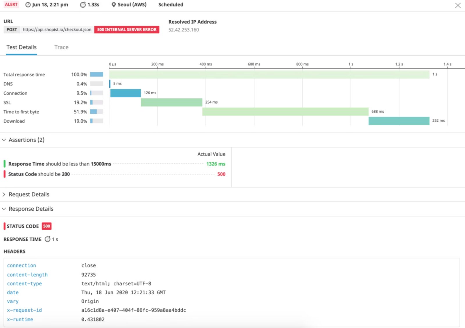 Datadog synthetic monitoring overview