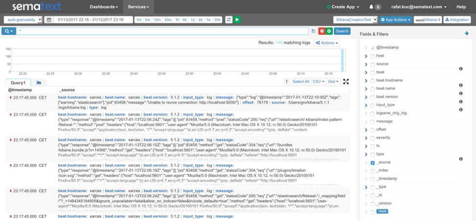 how to ship cabana logs to elasticsearch